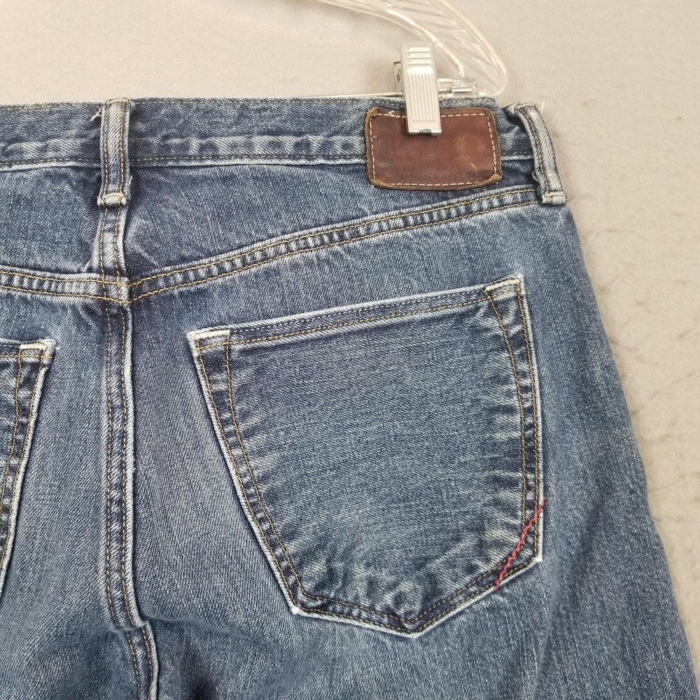 Banana Republic Relaxed Jeans Mens 33x30 Blue Medium Wash Straight Denim Pants - Picture 8 of 15
